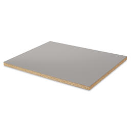 Blick Battleship Gray Linoleum - Block, 18" x 24", Mounted, flat