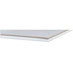 Blick Readycut Printing Block - side view showing white and gray layer
