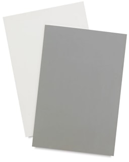 Blick Readycut Printing Block - 2 blocks showing white and gray side