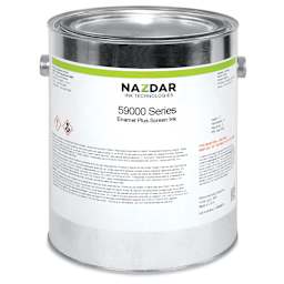 Nazdar 59000 Series Enamel Plus Gloss Screen Ink - Front of 1 kilogram can
