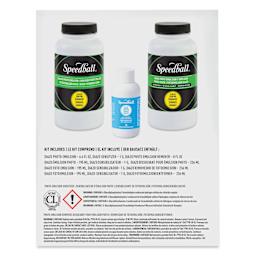 Speedball Diazo System Kit - back of packaging