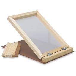Standard Grade Screen Printing Unit - 12" x 18", Unit with 9" Squeegee