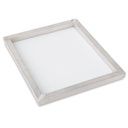 Printer's Edge Aluminum Screen Printing Frame - 23" x 31" x 1 1/2", White, 110 mesh