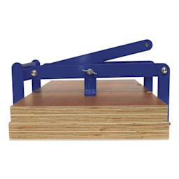 Woodzilla Hand Lino Press - Blue, 19 x 12-1/2"