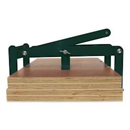 Woodzilla Hand Lino Press - Dark Green, 19 x 12-1/2"
