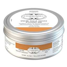 Charbonnel Etching Ink - Yellow Ochre, 200 ml
