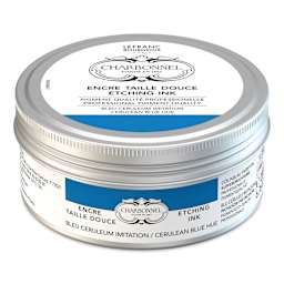 Charbonnel Etching Ink - Cerulean Blue, 200 ml