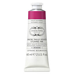 Charbonnel Etching Ink - Solferino Violet, 60 ml