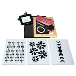 Speedball Blick Exclusive Speed Screens Kit, with three designs