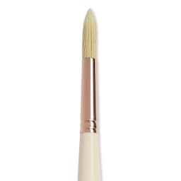 Blick x Raphaël L'Impressionniste Synthetic Bristle Brush - Round, Size 16, Long Handle close up