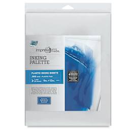 Grafix Impress Inking Palette - Front of package of 25 sheets shown
