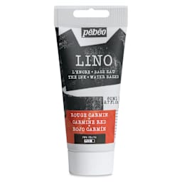 Pebeo Lino Ink - Carmine Red, 80 ml Tube