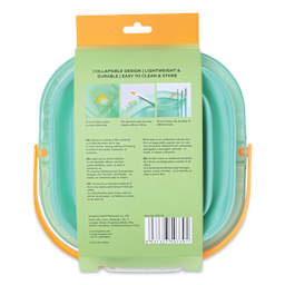 Himi Foldable Bucket - Green, 3L back of package