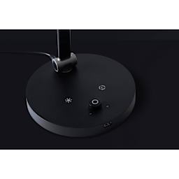 Daylight TriSun Light Therapy Desk Lamp, close-up of the control panel