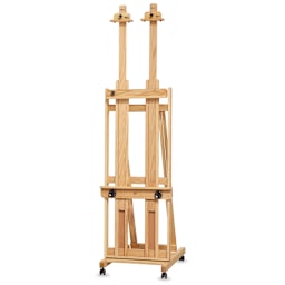Best Ultimate Easel - Front view of easel with dual masts fully extended
