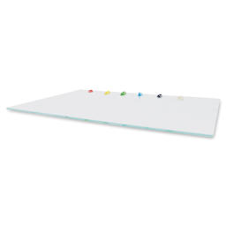 New Wave u.go Plein Air Anywhere Palettes - Side angled view of palette with paint