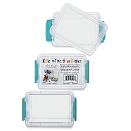 John Bead Stack and Snap Craft Storage Containers - 3 Layers, 1-1/2"H x 3"W x 4-1/2"L (Not stacked)