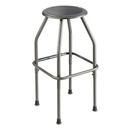 Safco Diesel Adjustable-Height Stool - Pewter