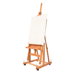 Mabef Convertible Easel M-18, easel with blank canvas