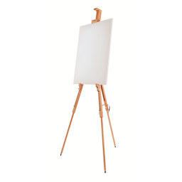 Mabef Large Basic Field Easel M-29, easel with blank canvas