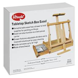 Blick Studio Sketchbox Tabletop Easel by Jullian, in packaging