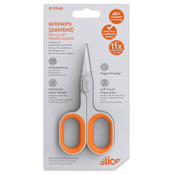 Slice Ceramic Scissors, 5.2", Pointed Tip, In Package