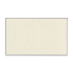Ghent PremaTak Tackboard - 24" x 36", Ivory, Vinyl, Aluminum Frame