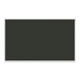 Ghent PremaTak Tackboard - 18" x 24", Ebony, Vinyl, Aluminum Frame