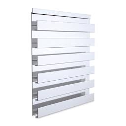 Testrite Slatwall Panels - Single Sided Panel, 18-1/4"H x 48"W x 2"D
