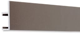 Walker System Molding - Angled closeup view of Bronzed molding
