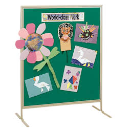 Multiplex Child Size Panel - Green Fabric, Hook & Loop Fabric, Beige Frame