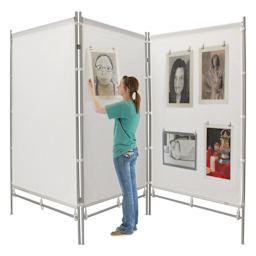 Flourish FlexFrame MeshPanels Aluminum Display Walls