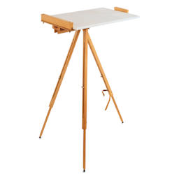 Mabef Field Easel M-26 - horizontal with canvas