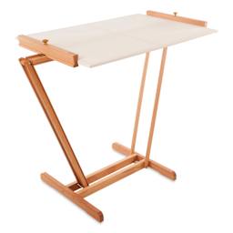 Mabef Lyre Convertible Easel M-25 horizontal with canvas