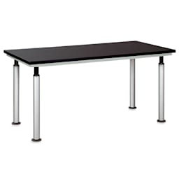 Diversified Spaces Shop-Bilt Adaptable Table - 30", Black Laminate Top