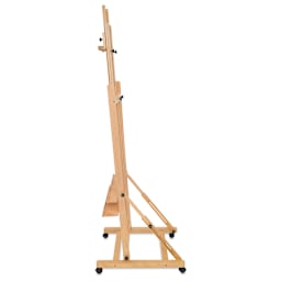 Blick Studio Heavy-Duty H-Frame Easel (side view, tilted slightly forward)