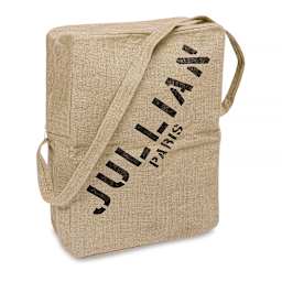 Jullian Vintage Easel - Easel folded in closed Canvas Carry bag with shoulder strap