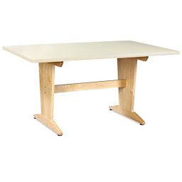 Diversified Spaces Planning Table - Almond Top, 30"H x 60"W x 42"D