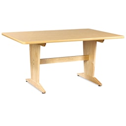 Diversified Spaces Planning Table - Birch Laminate Top, 30"H x 60"W x 42"D