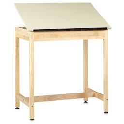 Diversified Spaces Drawing 30"H Table - 1 Piece Top, without Drawer