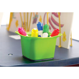 Royal Reading/Writing Center, close-up of a filled tiny tub