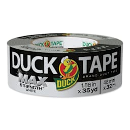 Duck Max Strength Tape - White, 1.88" x 35 yds packaging