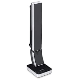 SlimLine Task Lamp - Angled view with lamp head folded down for storage