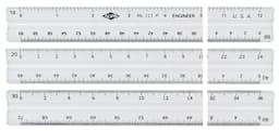 Alvin Scholastic Triangular Scale - 12", Engineering - all three sides