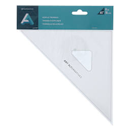 Art Alternatives Plastic Triangle - 6", 45-90 Degree