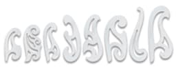 Westcott Set of French Curves, Set of 8