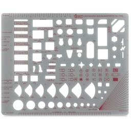 Chartpak Pickett Architectural Template - Residential house plan