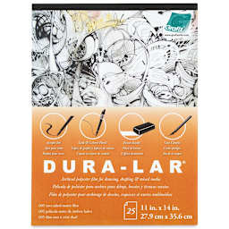 Grafix Dura-Lar Mattes - 11" x 14" x .005", 25 Sheets