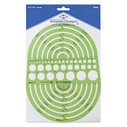 Alvin Templates - Circle Radius Master, 5-1/2" x 11-1/2", front of packaging