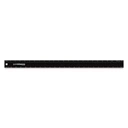Alumicutter Ruler - 24", Black, Steel Edge
